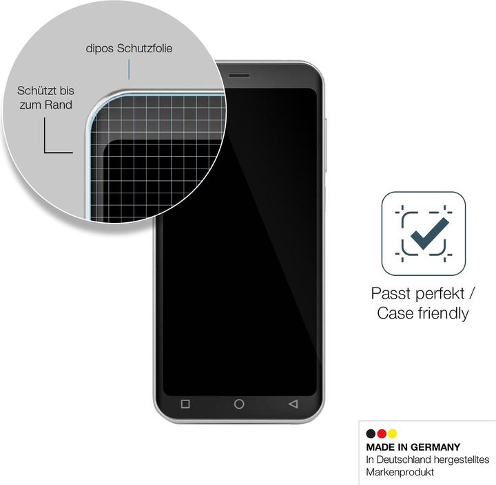Actual product image Dipos Anti-Shock Screen Protector Clear (1 Piece, Emporia Smart 5)