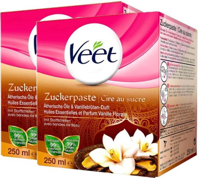 Immagine prodotto Veet 2er Pack Sugaring Zuckerpaste zur Haarentfernung (500 ml, 2 x)