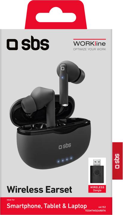 Immagine prodotto SBS Auricolari TWS con ricevitore USB wireless (6 h, Senza fili)
