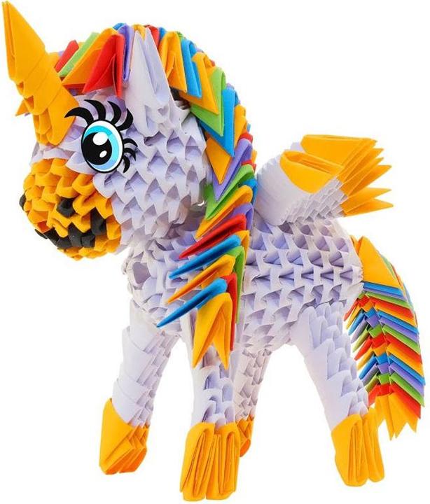 Actual product image Selecta Spielzeug ORIGAMI 3D - Unicorn, 656 parts