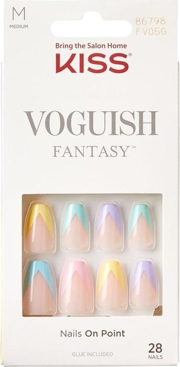 KISS Adhesive nails Voguish Fantasy Nails - Disco Ball 28 pcs (Artificial nails)