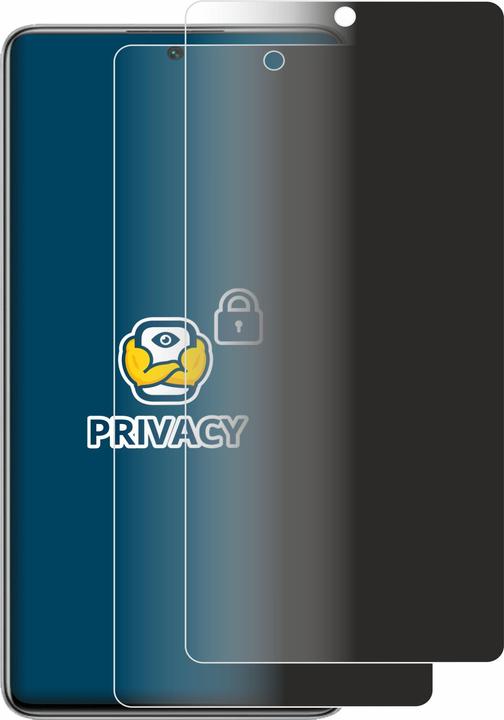 Productafbeelding BROTECT Anti-spionnetje privacyfolie Beschermfolie tegen blauw licht (2 Stuk, Xiaomi 11T Pro)
