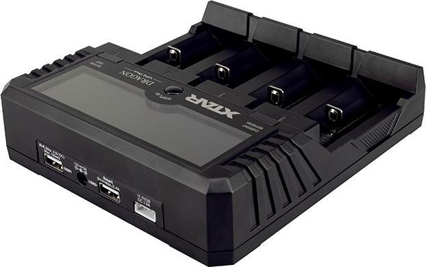 Produktbild Xtar DRAGON VP4 Ladegerät, 12 V 3 A, KFZ Adapter (1 Stk., AAAA, AAA, AA, C, D, Ladegerät inkl. Akku)
