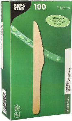 Produktbild Papstar Messer "pure" gewachst (100 x)