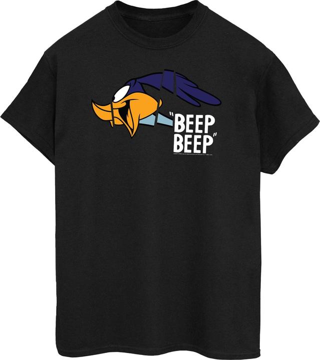Looney Tunes Beep Beep Road Runner Baumwolle Boyfriend TShirt