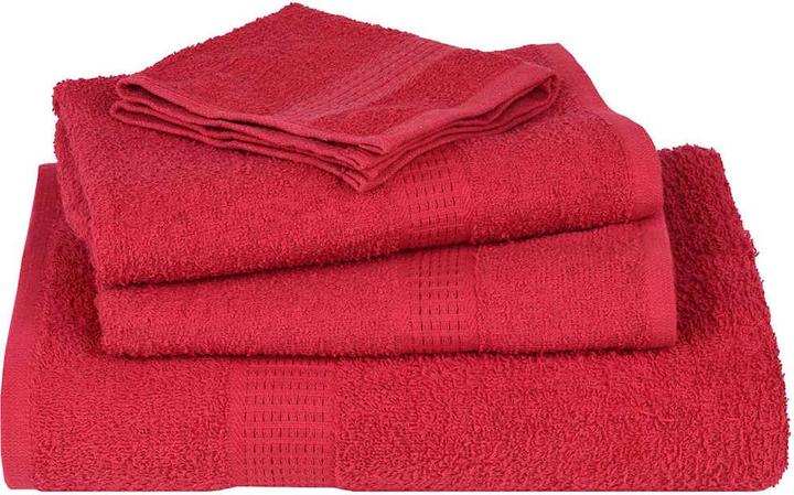 Productafbeelding VidaXL Handdoeken 10 st. Rood 100x200 cm 360 g/m² 100% katoenen strandlaken (100 x 200 cm)