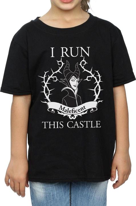 Image du produit Maleficent - T-shirt RUN THIS CASTLE - Fille (152, 158)