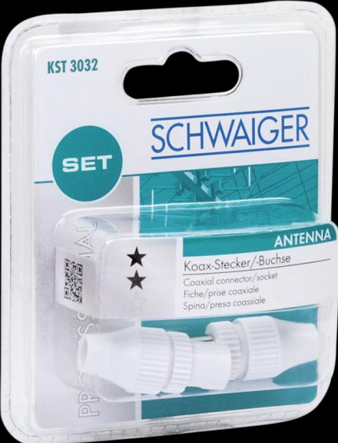 Produktbild Schwaiger QuickFIX IEC Stecker Set