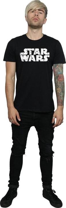 Actual product image Star Wars Mens Christmas Logo T-Shirt (L)