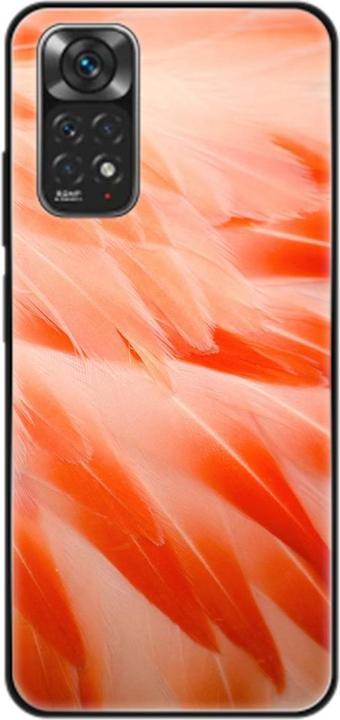 Flamingo feathers