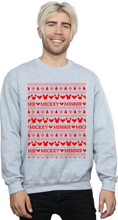 Produktbild Disney Mickey And Minnie Christmas Fair Isle Sweatshirt (M)