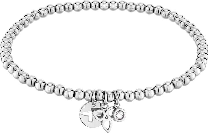 Produktbild Tamaris Fashion steel beaded bracelet with pendants TJ-0010-B-17 (L) (17 cm, Edelstahl)