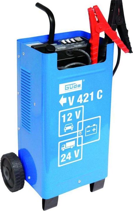 Immagine prodotto Güde Caricabatteria 12V/24V Caricabatteria automatico V 421 C Jump Starter (12V, 24V, 60 A)