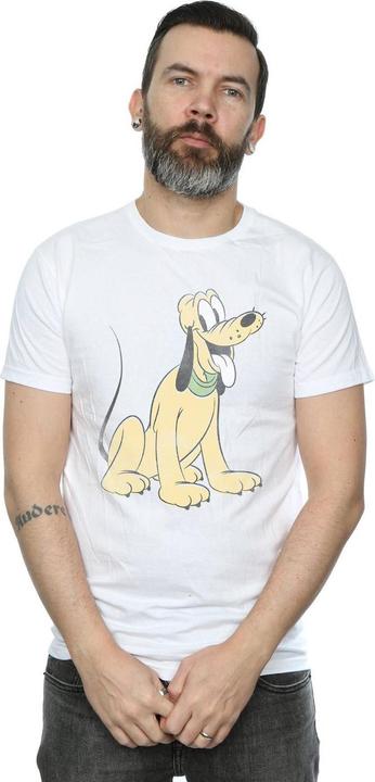 Actual product image Disney Mens Pluto Sitting T-Shirt (3XL)