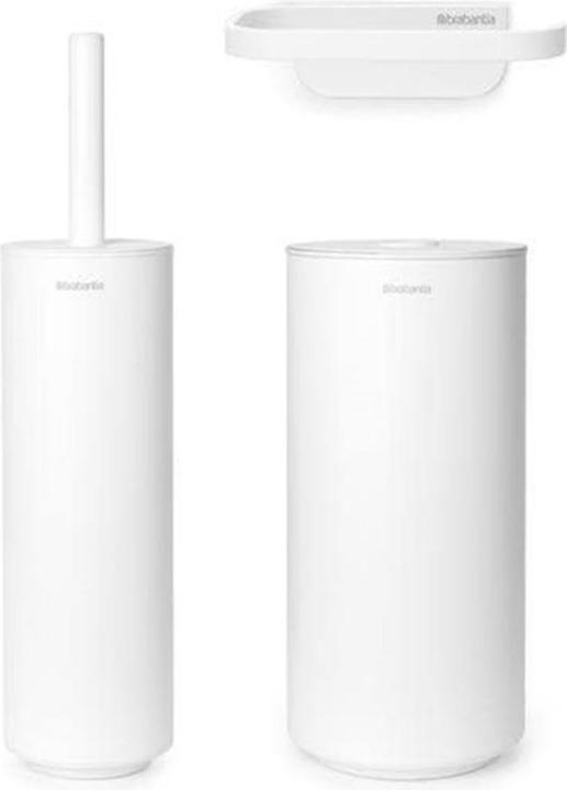 Brabantia Accessoires de salle de bain Mindset 3 pièces, blanc