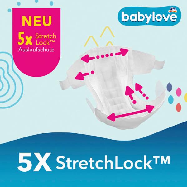 Actual product image dm babylove Nappies Premium (Size 8, Pack, 28 Piece)