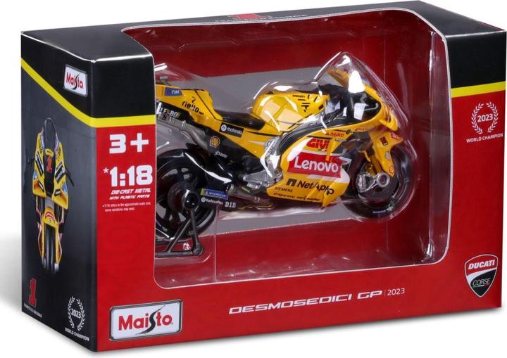Produktbild Maisto MotoGP 1/18 Ducati Lenovo #1 Bagnaia 2023