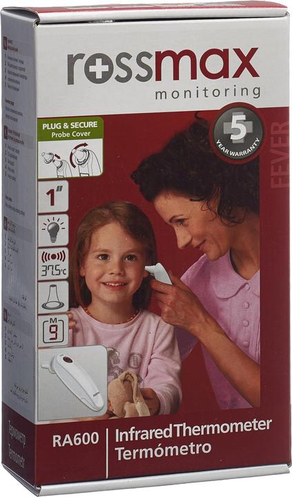 Actual product image Rossmax Ear thermometer infrared RA600 (Ear)