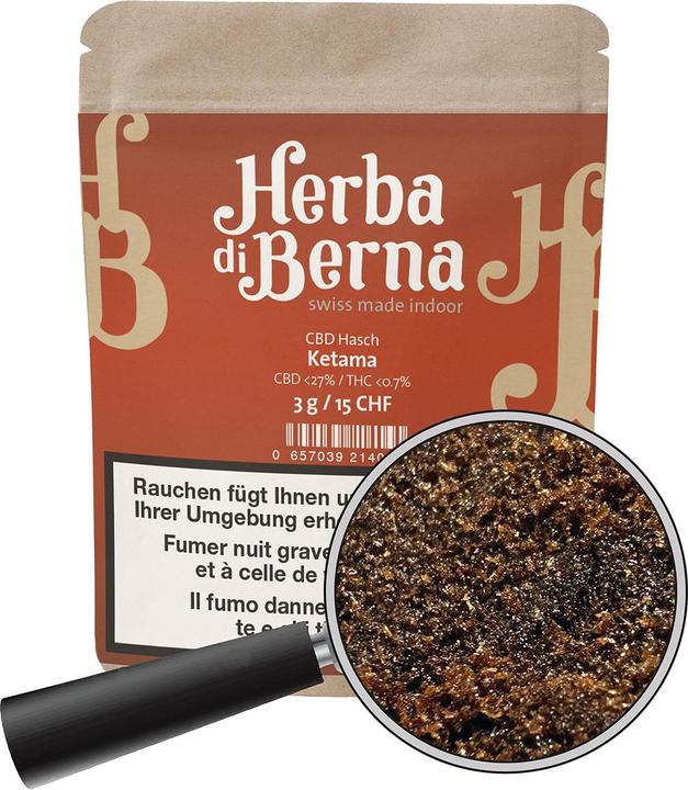 Produktbild Herba di Berna CBD Hasch Ketama (3 g, Indoor)