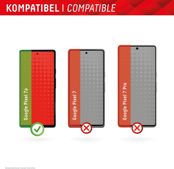 Actual product image Displex Real Glass, 2D Panzerglas (1 Piece, Google Pixel 7a)
