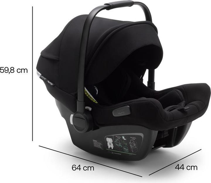 Immagine prodotto Bugaboo Turtle Air di Nuna (Seggiolino, ECE R129/i-Size Standard)