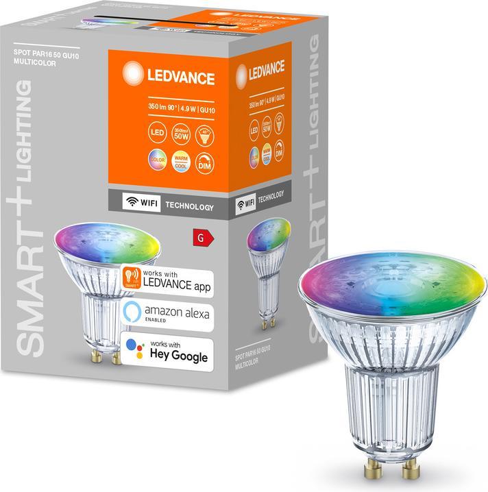 Immagine prodotto Ledvance Spot Wifi Smart+ (GU10, 5 W, 350 lm, 1 x, G)