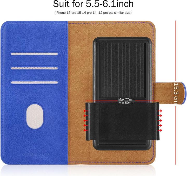 Productafbeelding Cadorabo Hülle für HTC Desire 610 Book Case Style (HTC Desire C)
