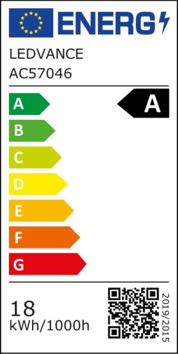 Label énergétique Osram LED TUBE T8 EM ENERGY EFFICIENCY CLASS A 1500 mm 17.6W 840 (G13, 17.60 W, 3700 lm, 8 x, A)