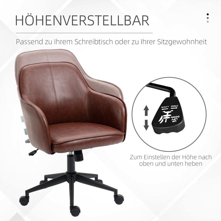 Produktbild Vinsetto Bürostuhl mit Rollen