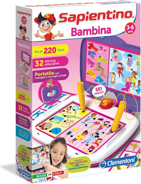 Produktbild Clementoni 11934 Sapientino Bambina con Cappellino Educational Game, Multi-Coloured