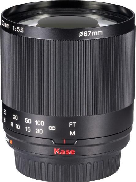 Image du produit Kase 200mm f/5.6 MC Reflex Objectif à miroirs pour Canon EF Mount (Plein format, APS-C / DX)