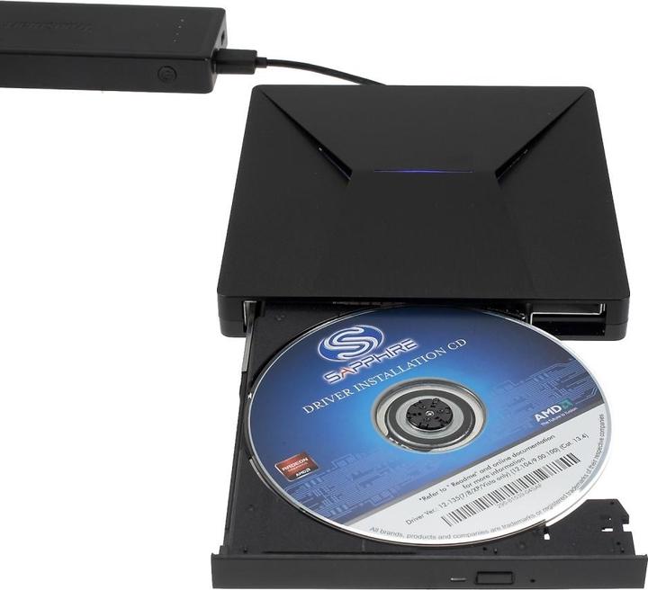 Image du produit Apfelkiste Lecteur externe Slim USB C & USB 3.0 CD DVD-RW (Graveur de DVD, Graveur de CD)