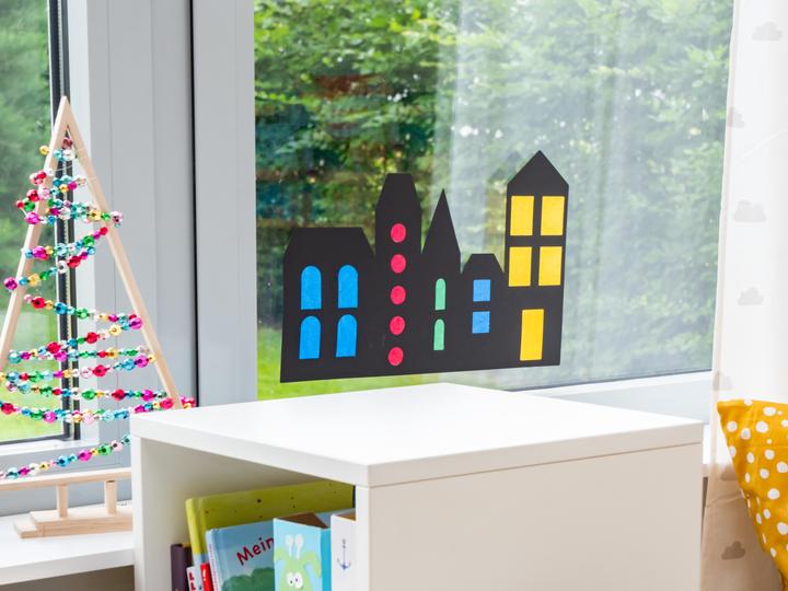 Produktbild Betzold Fensterbild Stadt, 12 Stück (630 g/m², 1 x)