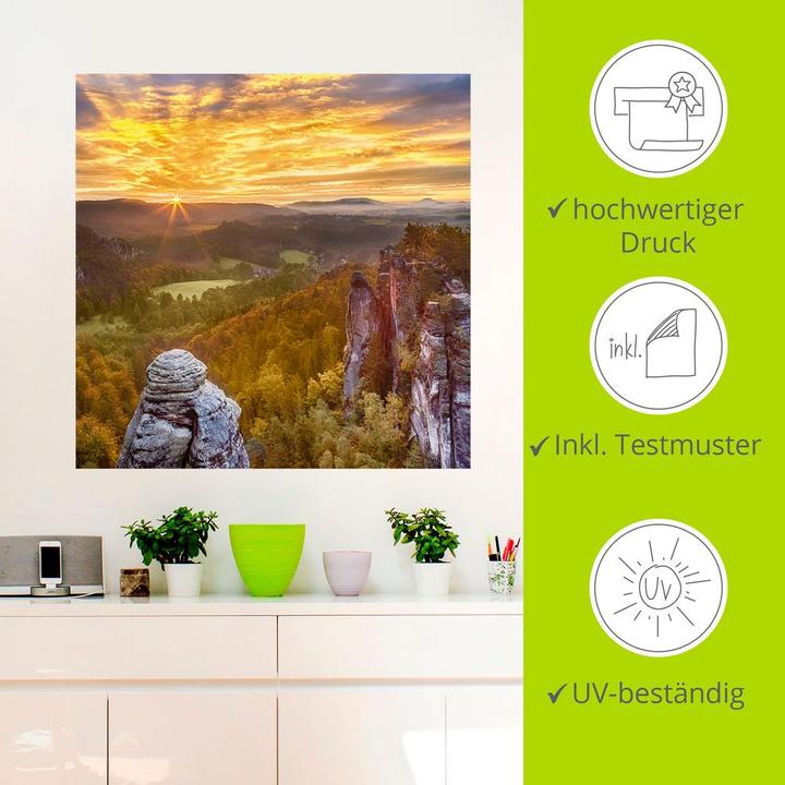 Produktbild Artland Sächsische Schweiz Ferdinandstein U4XC (30x30 cm)