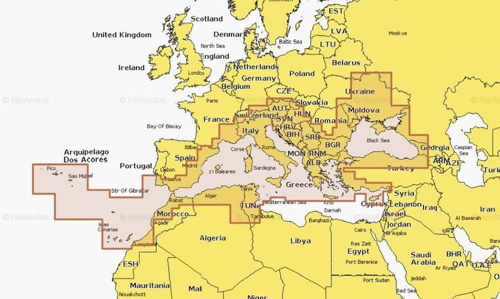Image du produit Navionics + LAR:Mediter & Black sea