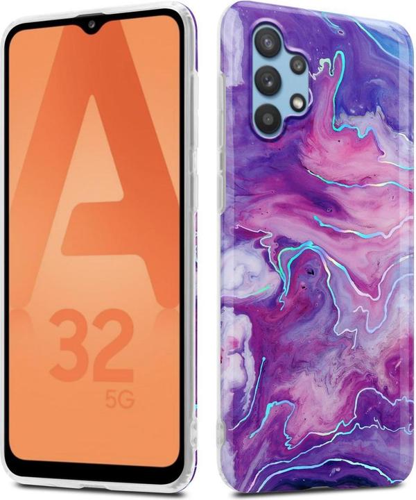 Image du produit Cadorabo Couverture IMD TPU Marbre coloré (Samsung Galaxy A32 5G)