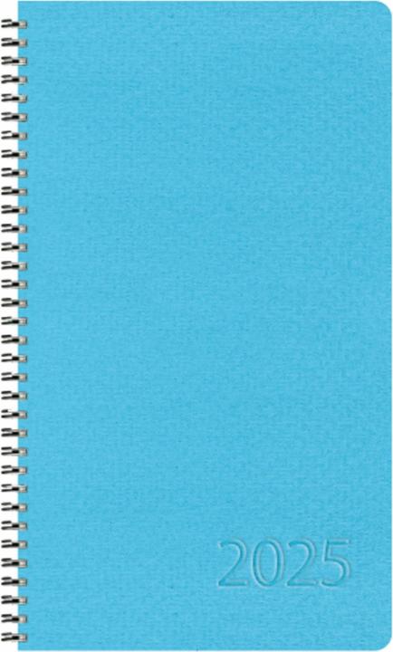 Produktbild Taschenkalender Wochentimer Small Blau 2025 (Deutsch)