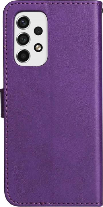 Actual product image Cover-Discount Galaxy A53 5G - leather case cover purple (Samsung Galaxy A53 5G)