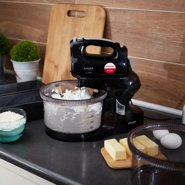 Produktbild Smapp Handmixer Mixer mit Schüssel 451.8 2 Schüsseln schwarz (580 W)