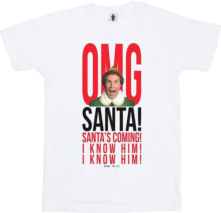 Image du produit Elf - T-shirt OMG SANTA KNOW HIM - Femme (XL)
