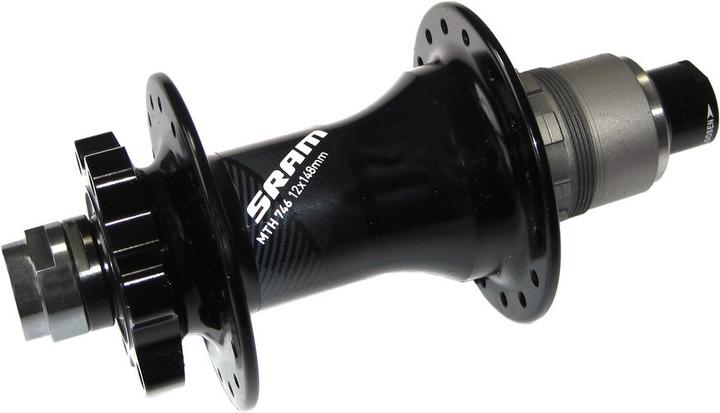 Sram MTB Hub 746 Rear 6-Bolt Disc, 12x148mm Through Axle Boost Co (Disc brake Center lock)