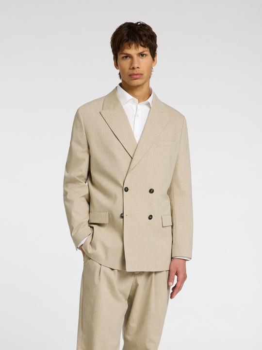 Produktbild Selected Homme Relaxed Fit Nadelstreifen Zweireihiger Blazer (54)