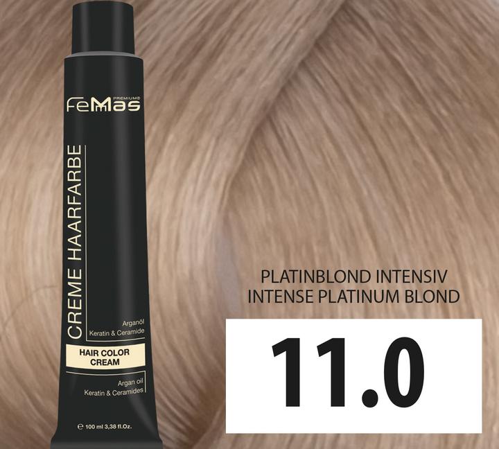 Produktbild FemMas 11.0) Haarfarbe Platinblond intensiv 100ml (Platinblond)
