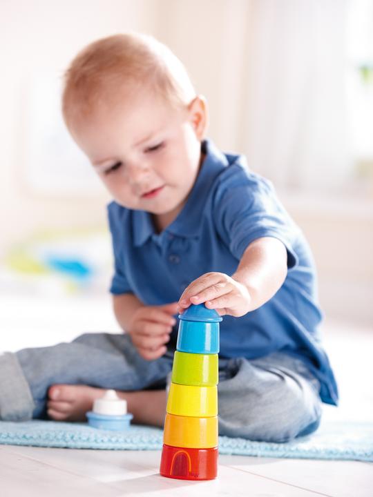 Produktbild Haba Stapelspiel Leuchtturm