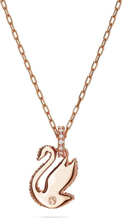 Image du produit Swarovski Iconic Swan Collier Petit cygne blanc or rose (Métal Swarovski, 38 cm)