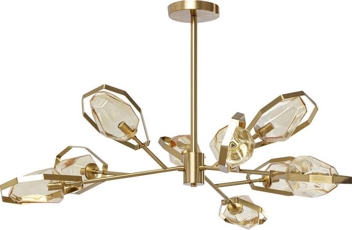 Kare Design Hängeleuchte Diamond Fever Ufo Brass Ø106cm (G9)