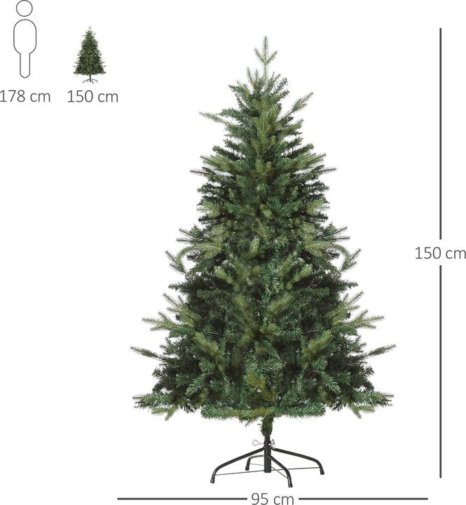 Image du produit Homcom Arbre de Noël artificiel (150 cm)