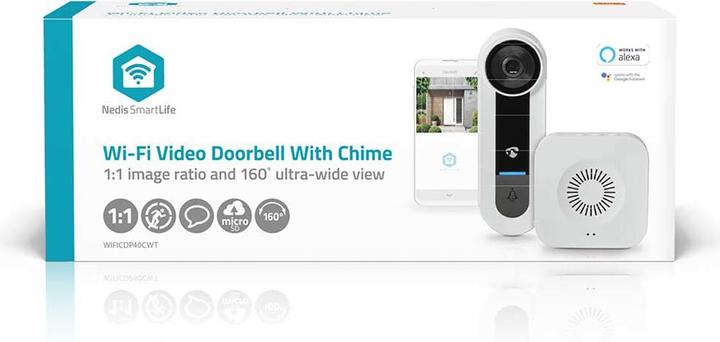 Immagine prodotto Nedis Videocitofono Smartlife Wi-Fi - Bianco