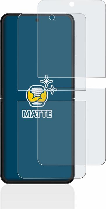 Actual product image BROTECT Anti-glare screen protector matt (2 Piece, Samsung Galaxy Z Flip3)