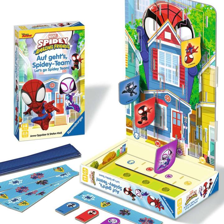 Immagine prodotto Ravensburger Spidey e i suoi fantastici amici - Forza, squadra di Spidey! - 22594 - Porta con te il gioco per (Multilingue)